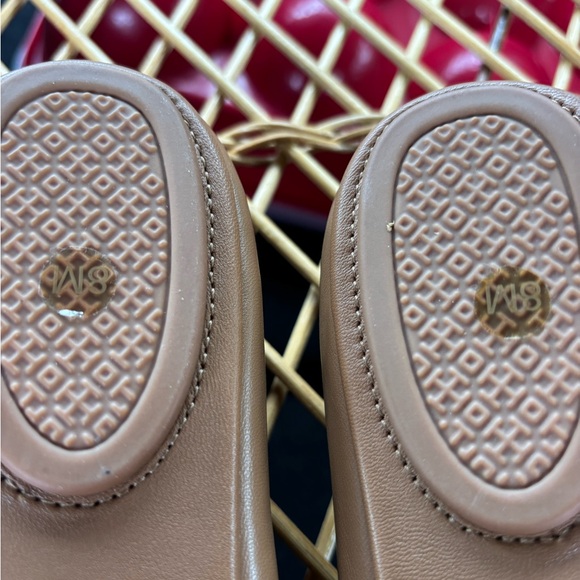 Tory Burch Tan Gold Flats New - Picture 4 of 6